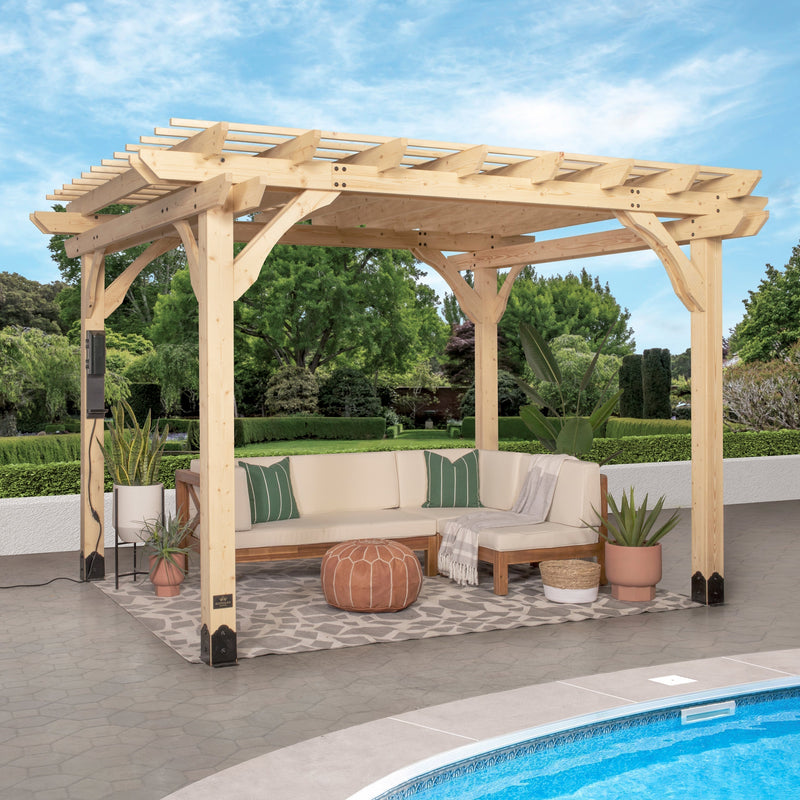 12x10 Fairhaven Pergola Natural